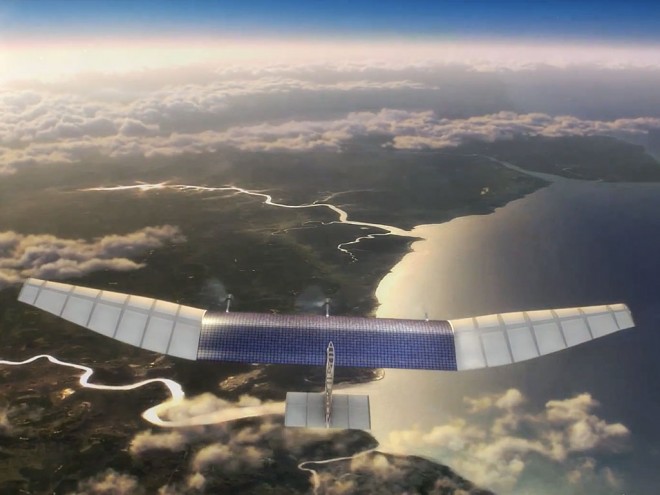 Illustration : Facebook construit des Drones pour apporter Internet dans le monde