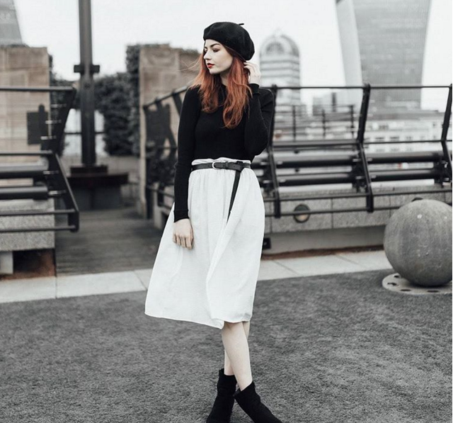 jupe et bottines