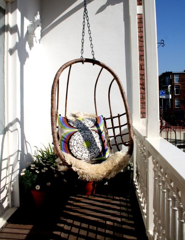 Illustration : 20 idées pour faire d'un petit balcon l’un confortable