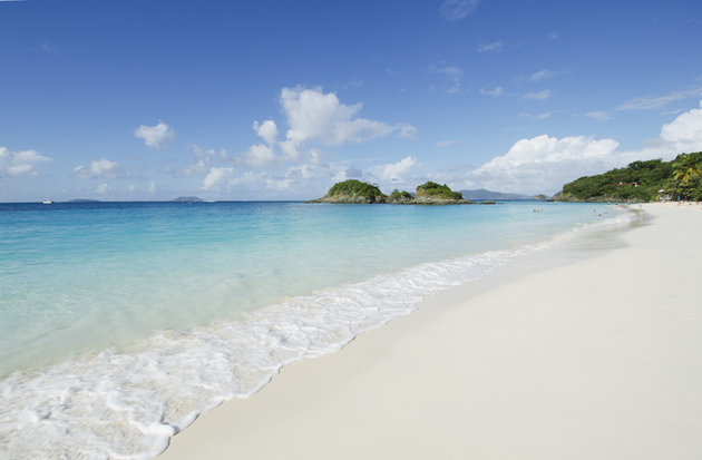 Trunk Bay, St. John, USVI a plage paradis