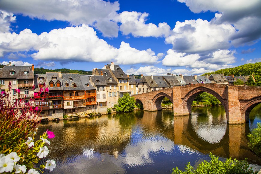 Espalion - pictorial village in southern France