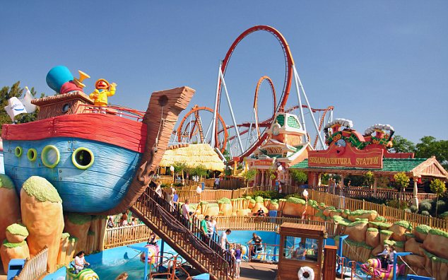 C88E7F SesamoAventura attraction, PortAventura Theme Park, Salou, Costa Daurada, Province of Tarragona, Catalonia, Spain. Image shot 2011. Exact date unknown.
