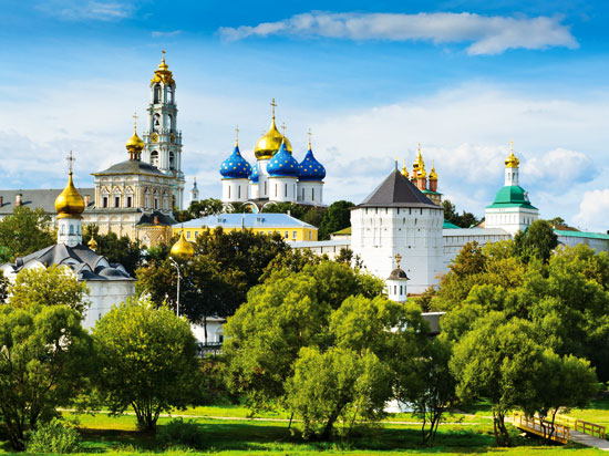 Illustration : L'Anneau d'Or- voyager en style russe