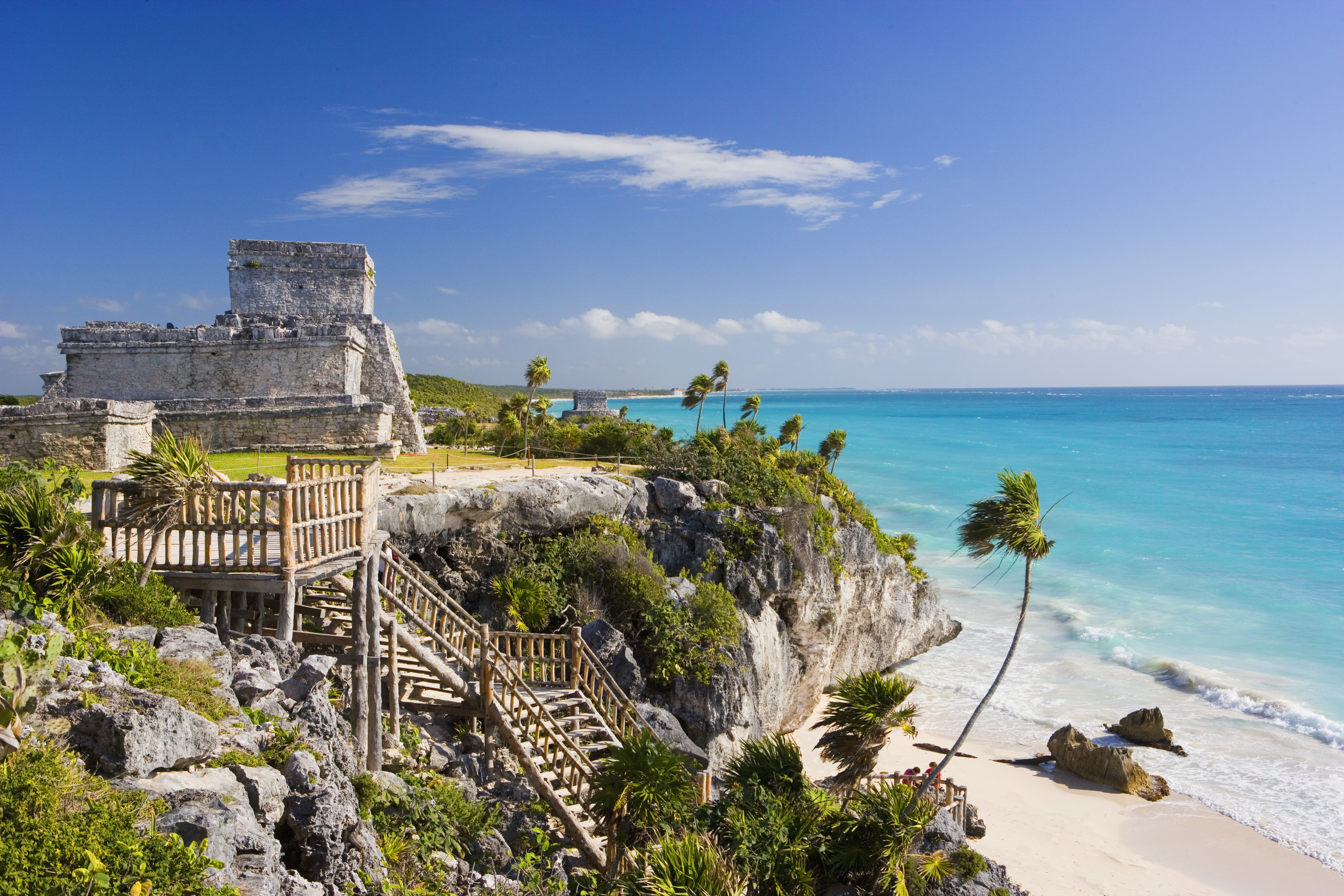 Ruinas de Tulum, Mexico --- El Castillo of Tulum --- Image by © Jose Fuste Raga/Corbis December
