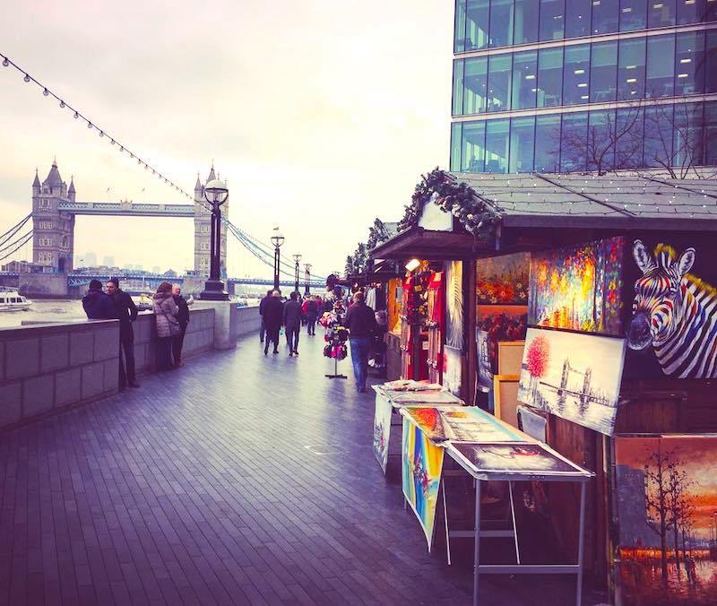 Illustration : Les magnifiques Marchés de Noël de Londres